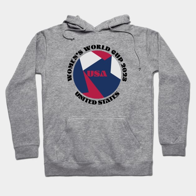 USA Soccer Women's World Cup 2023 Hoodie by Designedby-E